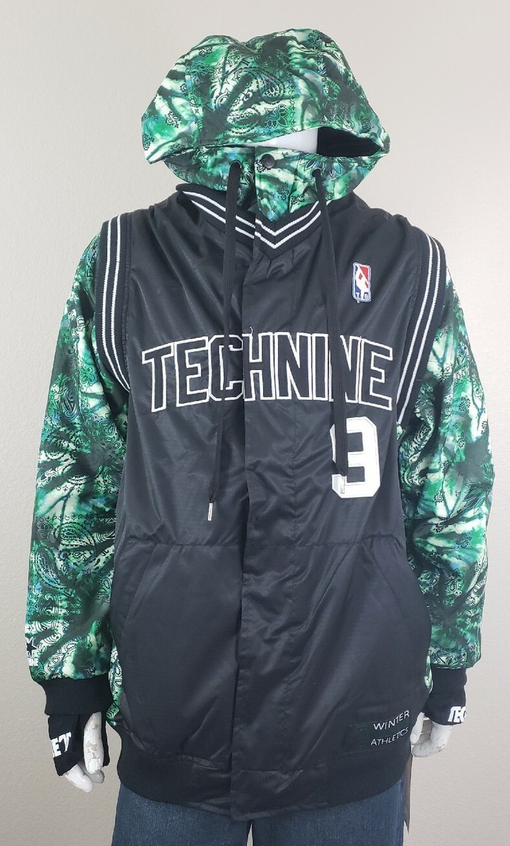 Technine Slam Dunk Snowboarding Jacket Mens L Black Mesh/Tie Technine Slam Dunk Snowboarding Jacket Mens L Black Mesh/Tie