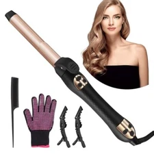 Automatic Curling Iron,  1.25 Inch Rotating Curling Iron, Dual Voltage  