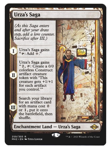 1 x Urza's Saga RUSSIAN FOIL NM Unplayed - Modern Horizons 2 MH2