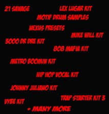 Producer Bundle: 808 Mafia, Metro Boomin, Dr Dre Kit, Trap Packs, Nexus, MORE