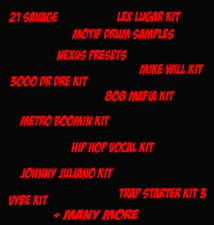Producer Bundle: 808 Mafia, Metro Boomin, Dr Dre Kit, Trap Packs, Nexus, MORE