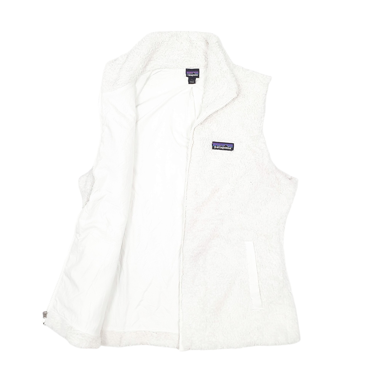 PATAGONIA Gilet Polyester Fleece Jumper Womens M image 2