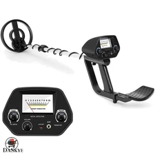 Adjustable Length Waterproof Metal Detector for All Ages - 8" Coil for Easy Use!