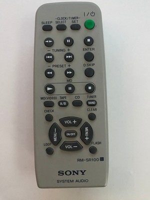 Sony Remote RM-SR100 MHC-BX3 141876111 RMSR100 NOT WORKING