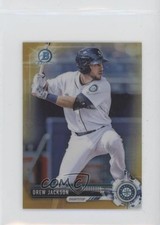 2017 Bowman Chrome Minis Prospects Gold Refractor 15/50 Drew Jackson #BCP99 0s3