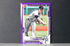 2021 TOPPS BOWMAN COLORADO ROCKIES 83/250 MCCADE BROWN #BD-59 (BS7)