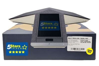 Poly Trio C60 Conference Phone UC/SIP (2200-86240-025) NEW OPEN BOX