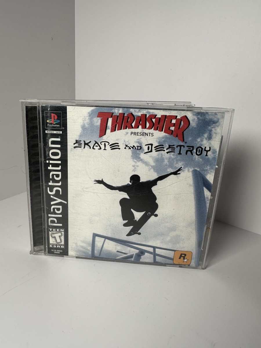 Thrasher: Skate & Destroy (Sony PlayStation 1, 1999) for sale