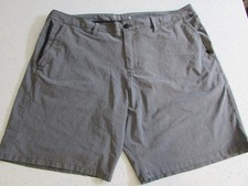 Quicksilver Men's Swim Trunks DryFlight Amphibian Size 38 Gray Surf Beach Ocean