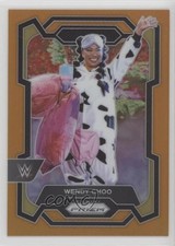 2024 Panini Prizm WWE Orange Prizm 24/99 Wendy Choo #155 17ph