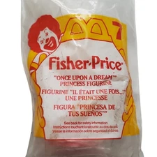 1995 McDonald's Fisher Price Once Upon a Dream Princess 7 New in Package