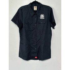 Dickies Short Sleeve Work Shirt "Built by Bumpus" Patch Men's X-Large