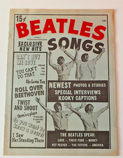 BEATLES SONGS from 1964 original 16 Pages Mag...