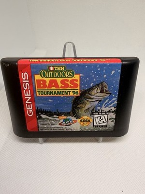 TNN Outdoors Bass Tournament  96 Sega Genesis Tested Working Authentic