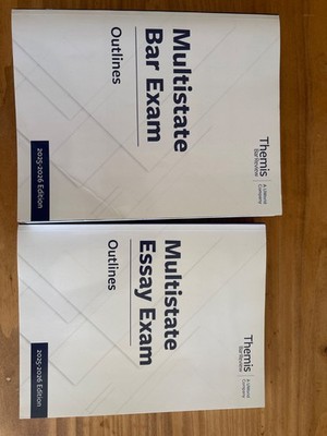 Themis Bar Review Books  2025 2026 Edition MBE MEE