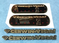 Set of Original Cerwin- Vega LS-12 Speaker Badges and Logo Emblems
