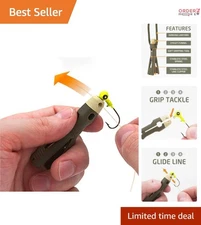 Fishing Knot Tying Tool Nylon Stainless Steel Small for Line Threading Clipping