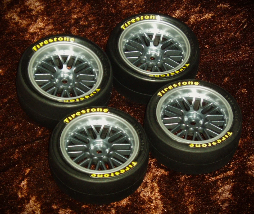 RC TOURING CAR WHEELS MST/HPI TIRES *Traxxas 4Tec/Vaterra/Losi v100/Kyosho/Mk2 - Image 2 of 4