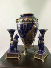 Vintage The Golden Vase of Bast & Candlestick...