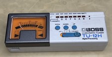 Boss TU-12H Tuner Chromatic Analog Meter for Bass Guitar Turns On Jazz Rock