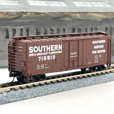 Atlas N Scale 33184 Southern Railway 40ft Steel Plug Door Standard Boxcar 718819