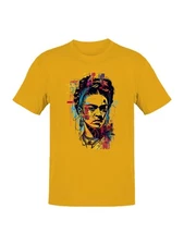 Frida Kahlo Vibrant Abstract Portrait Men's T-shirt