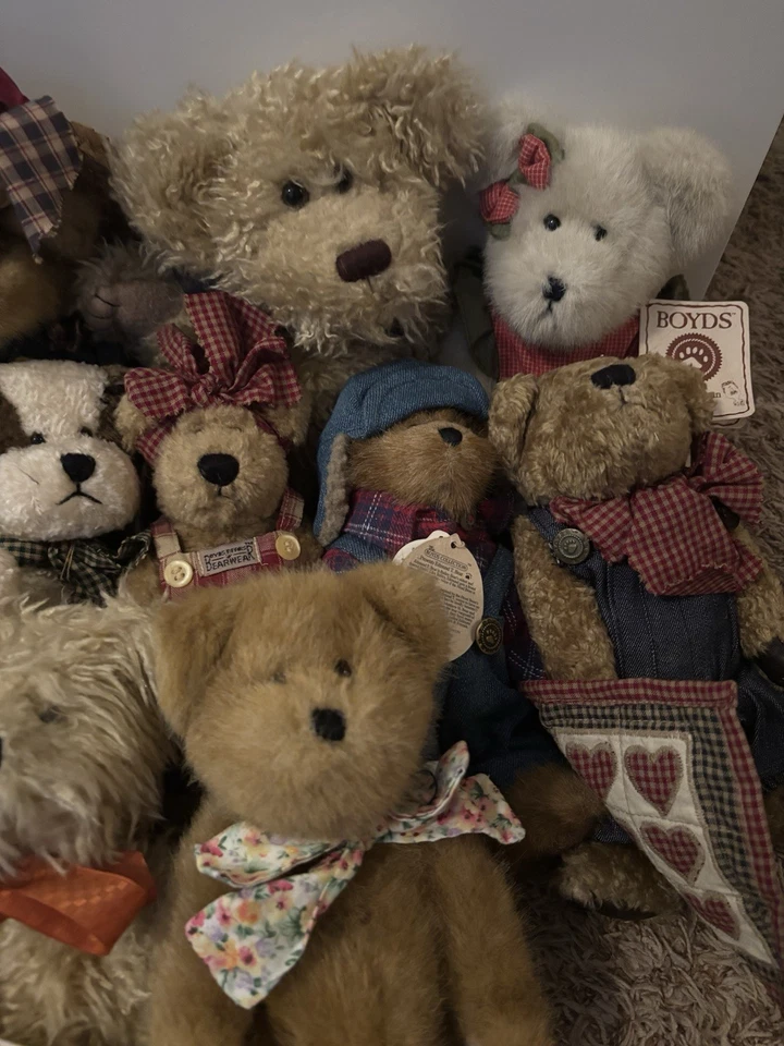 Lote de osos de peluche Boyds - Osos de peluche coleccionables estilo vintage, tamaños mixtos Foto 4 de 4