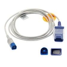 SpO2 Sensor Probe Extension Cable 2M For Philips M3 M4 MP20 MP80 VM4 VM6 M2601A