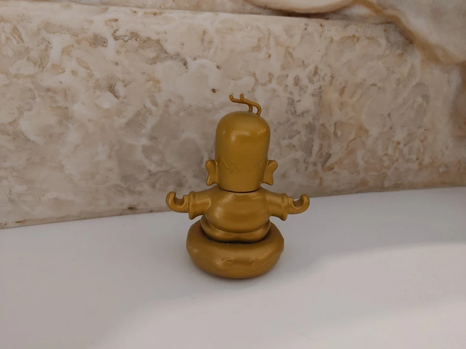 3" Homer Simpson Gold Buddah Kidrobot Collectible Loot Crate Matt Groening - Image 3 of 4