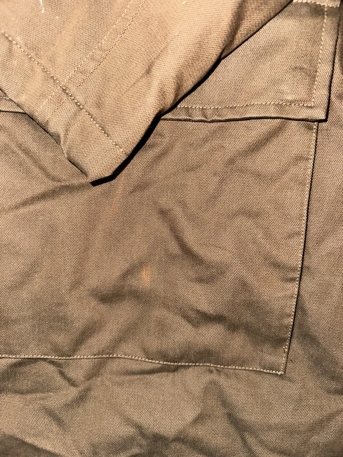 Cutter & Buck Men's Solid Brown Field Jacket Button Stand-Up Collar Big & Tall image 3