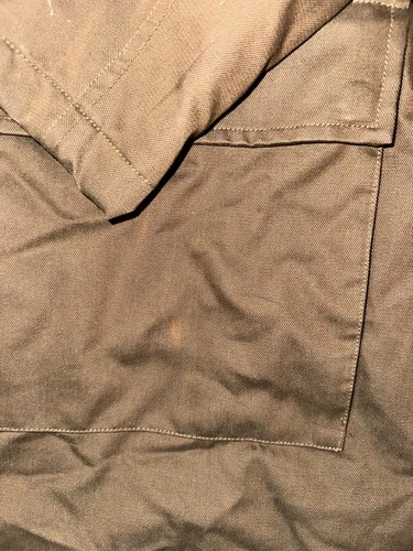 Cutter & Buck Men's Solid Brown Field Jacket Button Stand-Up Collar Big & Tall image 3