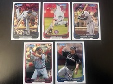 2012 Bowman Chrome MLB 50-Card Lot Scherzer Utley Jones Pujols Stanton