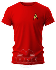 T-SHIRT STAR TREK MAGLIETTA ENTERPRISE SERIE TV FILM MANGA FUMETTI VIDEOGAMES