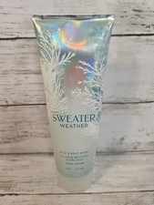 Bath Body Works Sweater Weather Body Cream 8oz Lotion Moisturizer