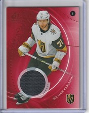 2025-26 SP Game Used WILLIAM KARLSSON #145 Base Red Jersey Parallel Knights