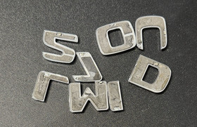 Mercedes ML 270 CDI Rear Boot Badge Emblem &ndash; Needs Adhesive