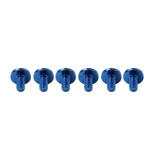 6 Stück blaue Titanschrauben mit Torx-Fachskopf M5 x 15 mm FIT Fahrrad/Motorrad - Bild 11 von 12