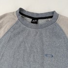 Oakley Mens Long Sleeve Gray Blue Shirt Size Small Performance Regular Fit