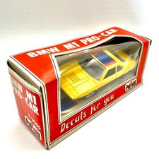 Vintage 1981 Polistil 1:41 BMW M1 Pro-Car with Decals, Made in Italy