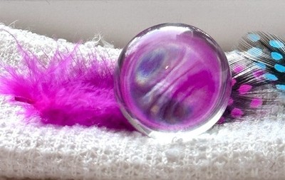 Unique Glass Orb Bottle Stopper ~ Hard To Find Specialty Item