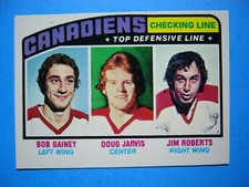 1976/77 O-PEE-CHEE NHL HOCKEY CARD #217 DOUG JARVIS ROOKIE LINE EX/NM SHARP+ OPC