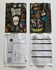 Wii Guitar Hero Controller Quick Start Instruction Manual Stickers 2008