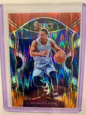 2020-21 Select Desmond Bane RC Red White Orange Shimmer Concourse #90