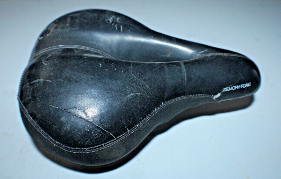 Sillín de bicicleta Bell Comfort Cruiser 260/205 mm negro híbrido espuma viscoelástica ¡Envío a EE. UU.! Foto 2 de 4