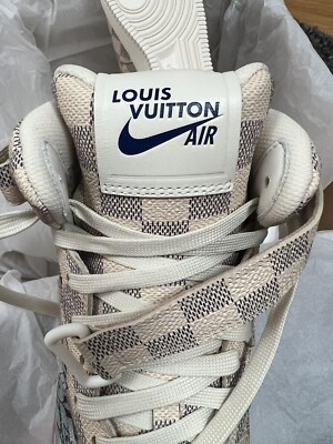 Louis Vuitton Virgil Abloh x Air Force 1 Mid (White) - Size 10.5 (New, Orig  Box)