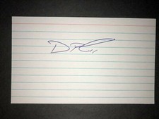 2017 YANKEES: Dustin Fowler, SIGNED 3x5 Card