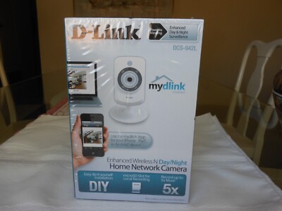 D-Link DCS-942L Wireless Day / Night Home Network Camera - New Sealed