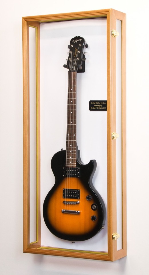 Clear Viewing Guitar Display Case Fender Acoustic Electric Bass Wall ...