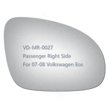 Mirror Glass Replace For 2007-2008 Volkswagen VW Eos Passenger Right Side 5204
