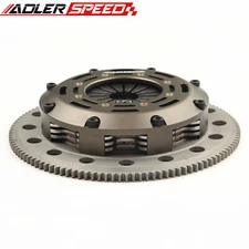 Racing Clutch Triple Disc + Flywheel Medium Kit For Lancer Evolution 4 5 6 7 8 9